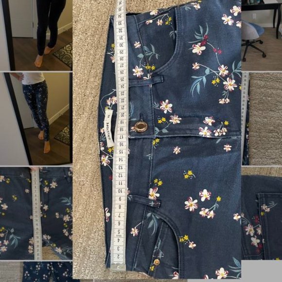 Beautiful floral jean/pant - Picture 7 of 9